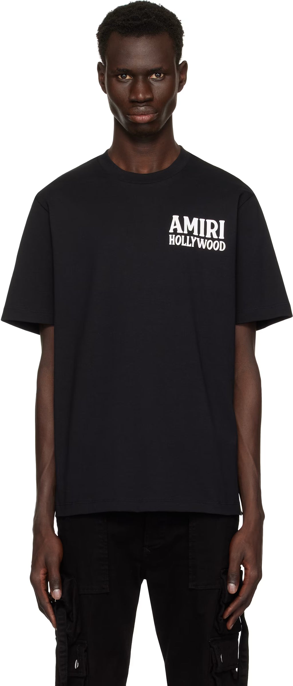 Black 'Amiri' Jazz Wolf T-shirt