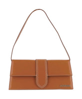 Brown Leather Long Shoulder Bag
