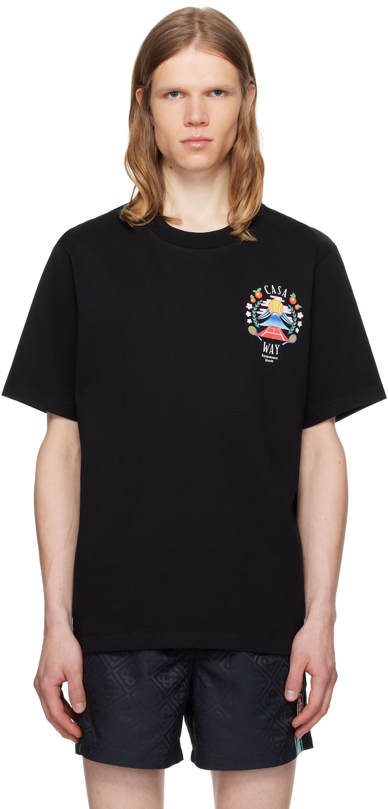 Black 'Casa Way' Mountain T-shirt