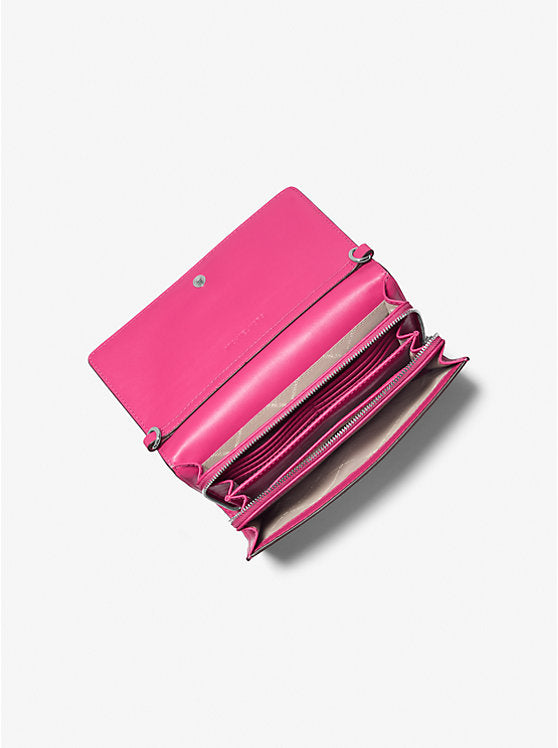 Jet Set Large Leather Crossbody Bag