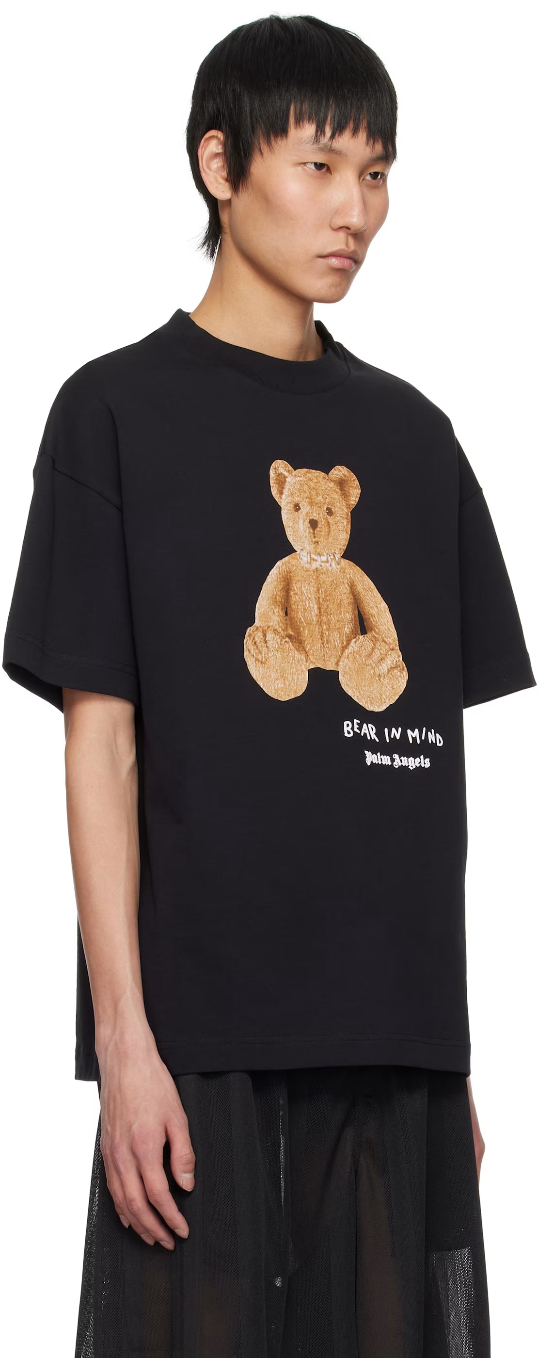 Black 'Bear in Mind' T-shirt