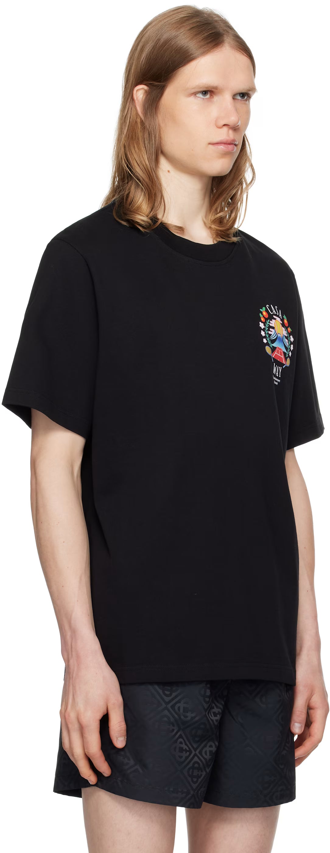 Black 'Casa Way' Mountain T-shirt