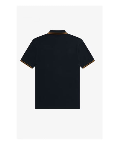 Fred Perry Classic Cotton Polo with Double Stripe