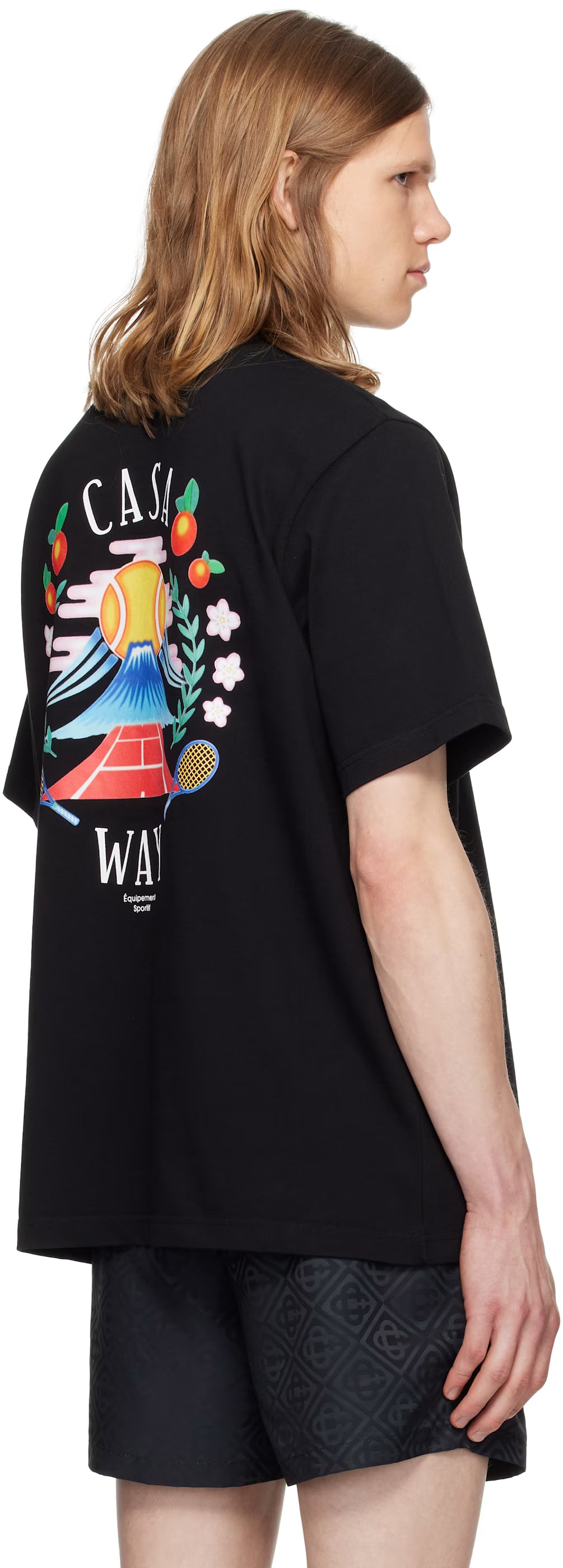 Black 'Casa Way' Mountain T-shirt