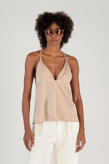 X-BACK SATIN V CAMI