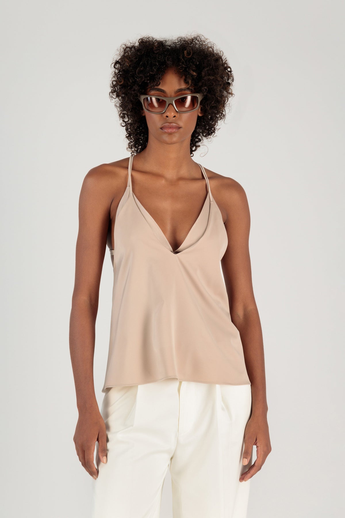 X-BACK SATIN V CAMI