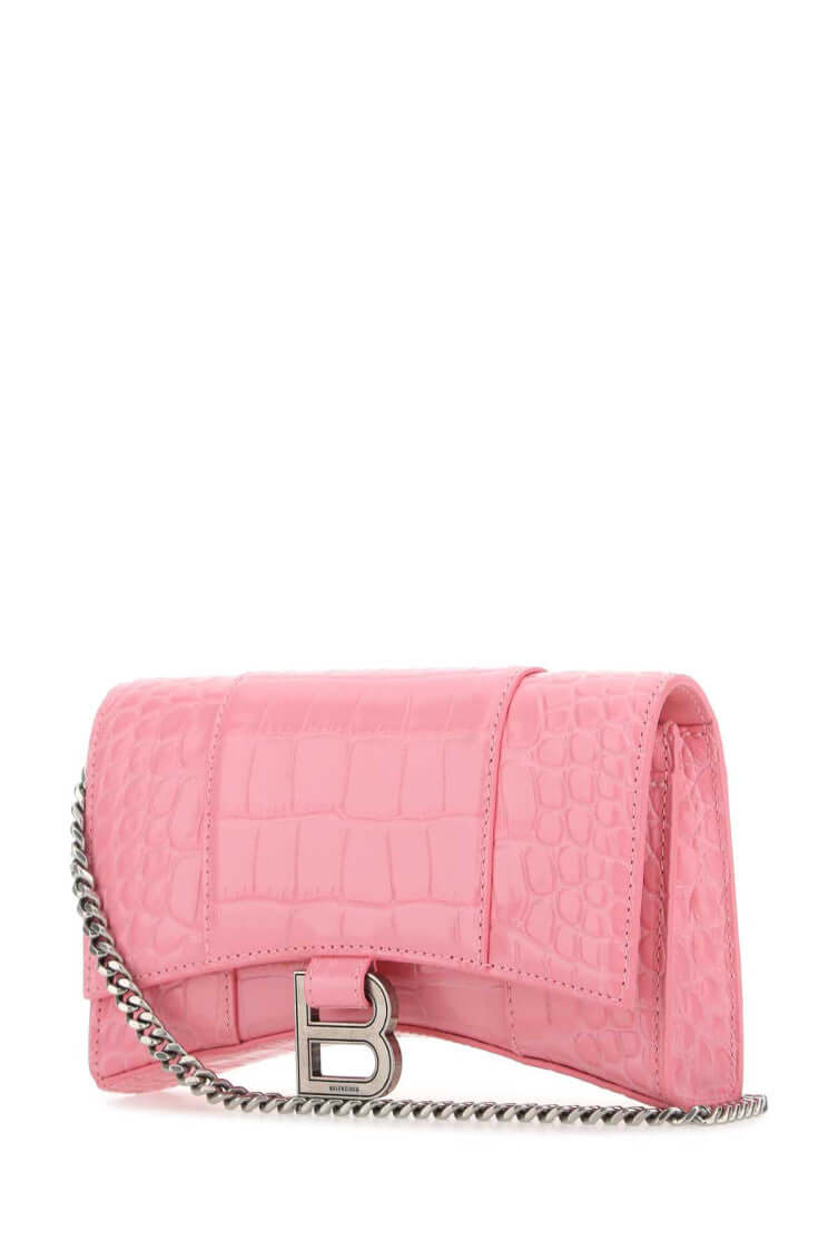 Balenciaga Light Pink Hourglass Crossbody Bag - Size: One Size Bags | Shop From The Mirage