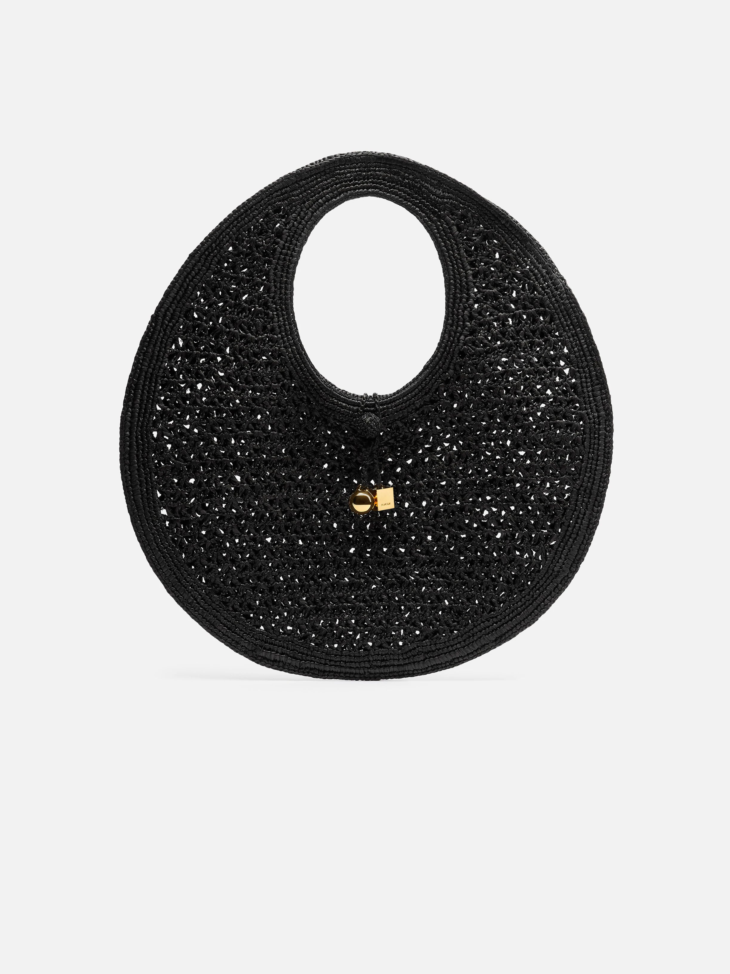The Spiaggia round bag Raffia circle bag