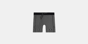 Striped Cadence™ 5" Compression - Black with Chalk