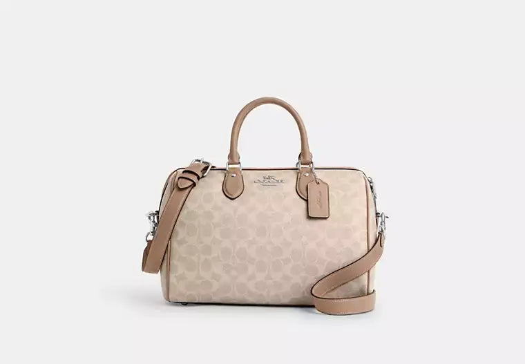 Coach Rowan Large Satchel Bag In Signature Canvas - Bags | Shop From The Mirage