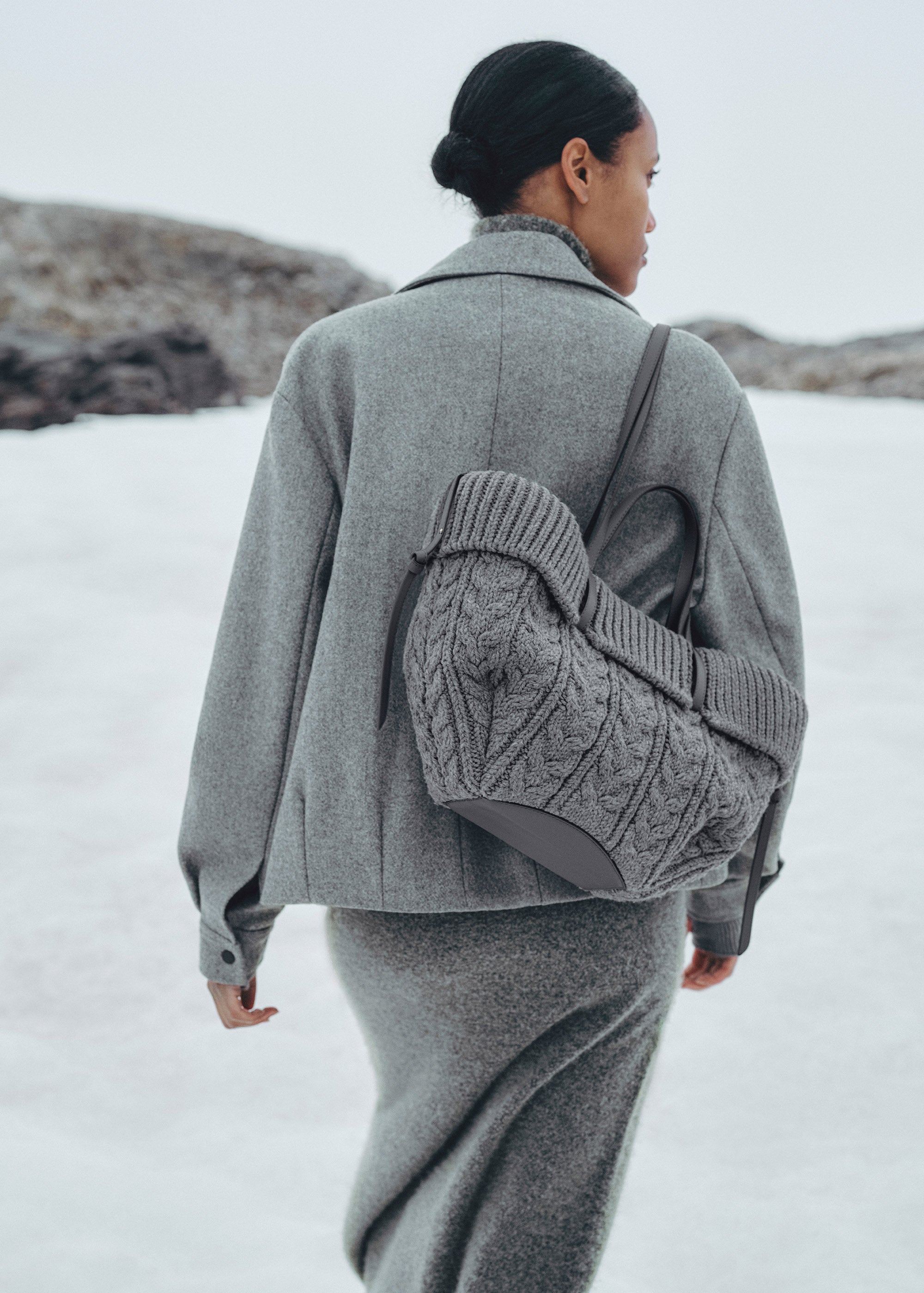 Cyme Mini - Merino Stone