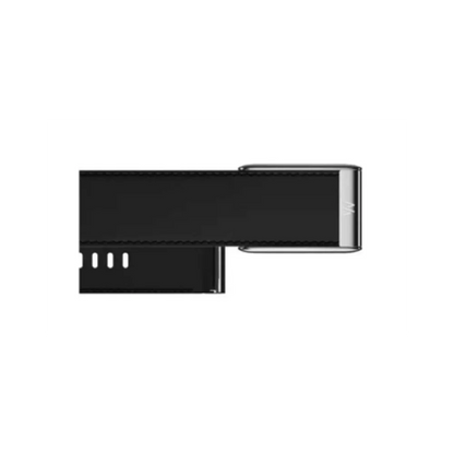 Whoop 5.0 Leatherluxe Straight Black/Cream with Titanium Band (12 Month Peak Subscription Included)