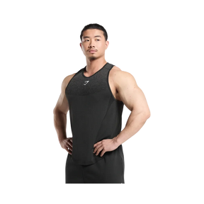 Gymshark Shadow Seamless Stringer Slim Fit Black