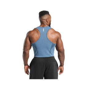 Gymshark Shadow Seamless Stringer Slim Fit Faded Blue