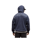 Gymshark Power Hoodie Oversized Fit Heavy Blue