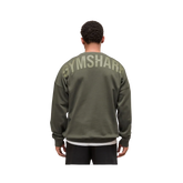 Gymshark Power Crew Oversized Fit Strength Green