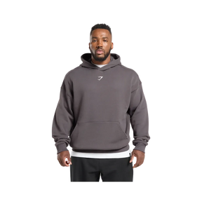 Gymshark Strength Department Animal Oversized Hoodie Greyed Purple