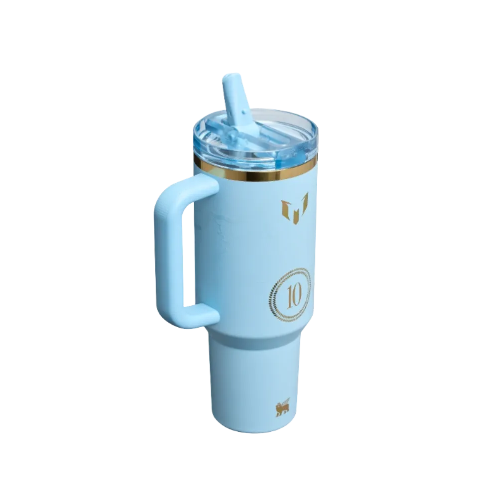 Messi x Stanley 1913 Quencher ProTour Flip Straw Tumbler "Messi Striker Blue"