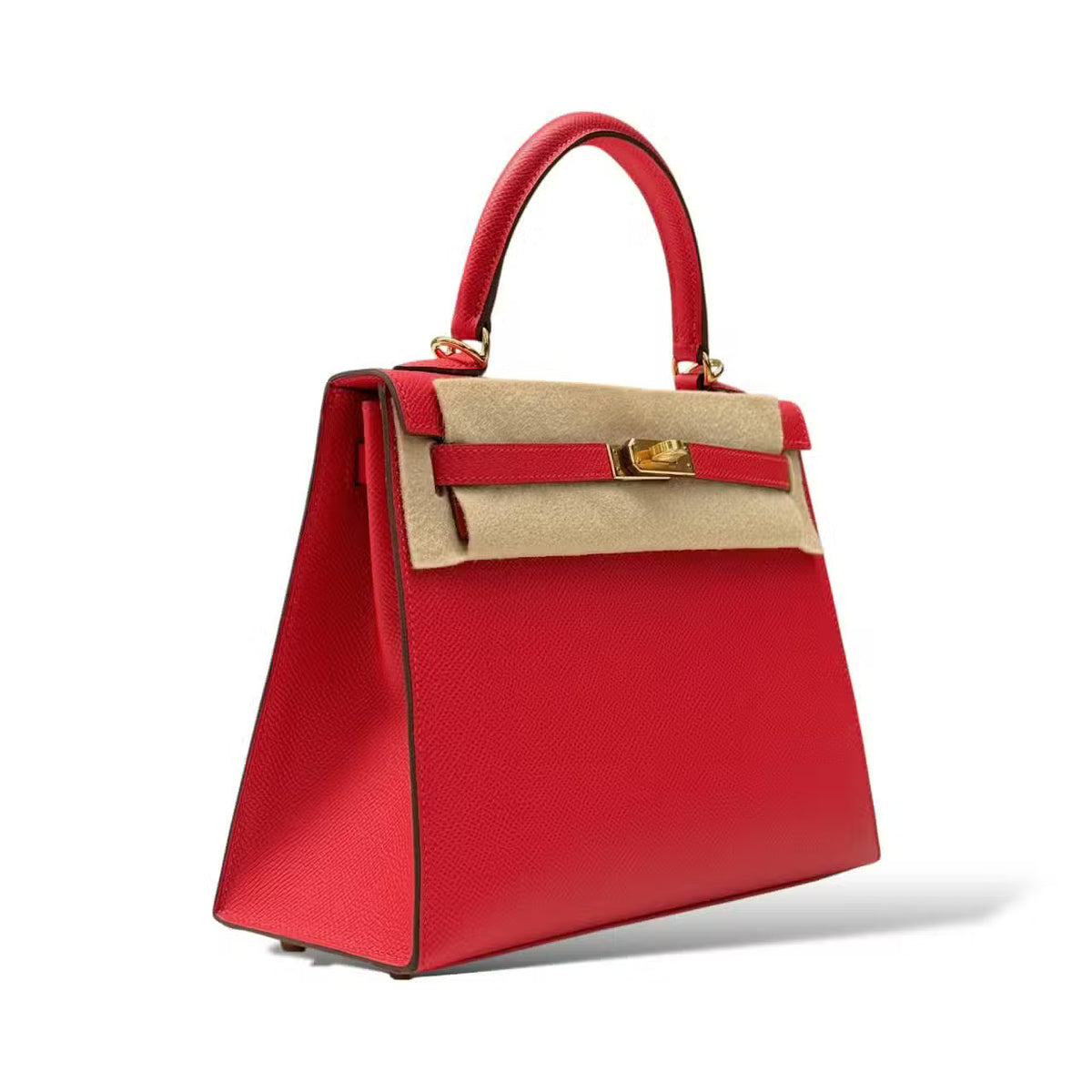 Hermes Kelly 25 Rouge Radieux Epsom GHW