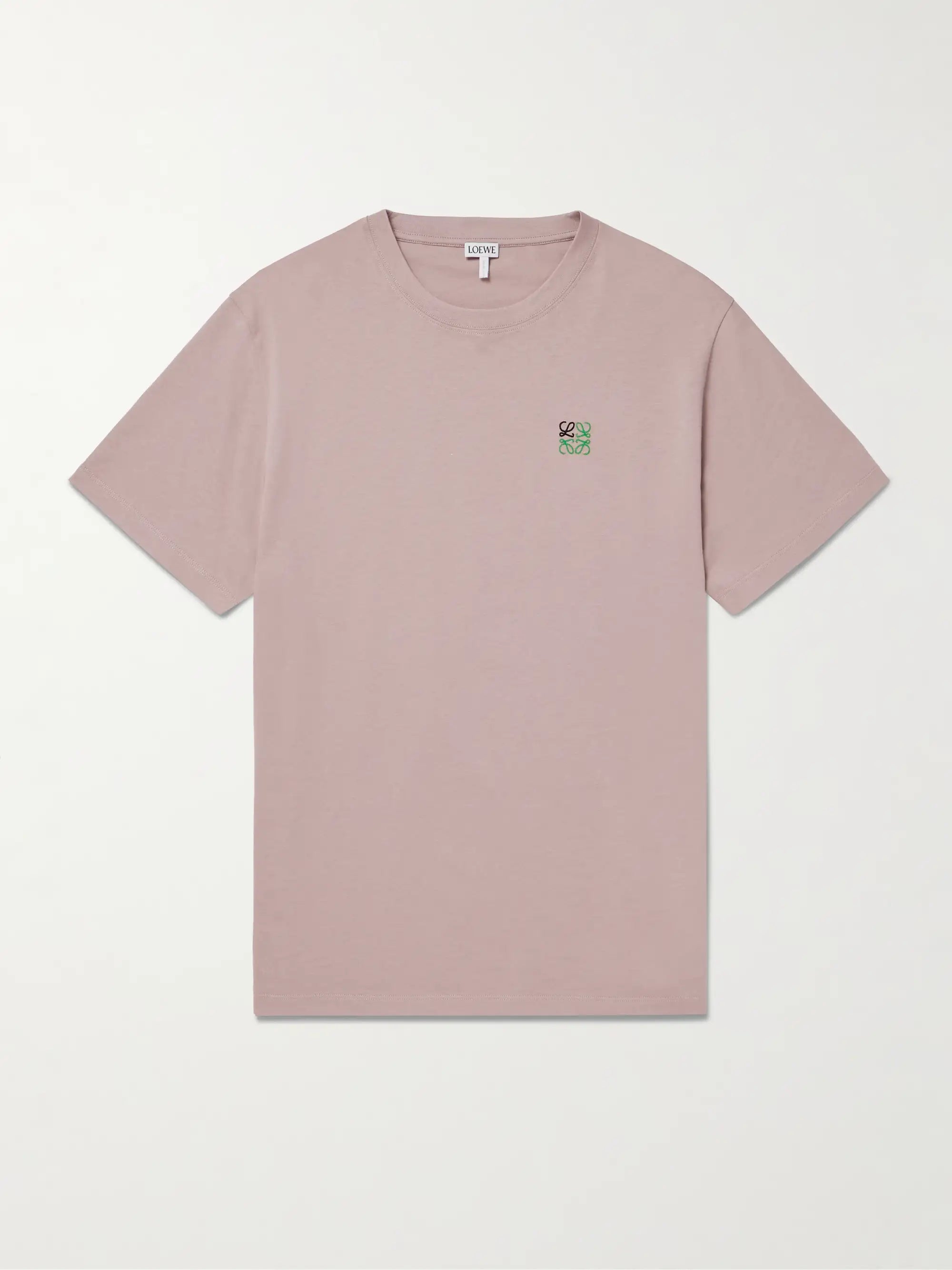 Loewe Logo-Embroidered Cotton-Jersey T-Shirt