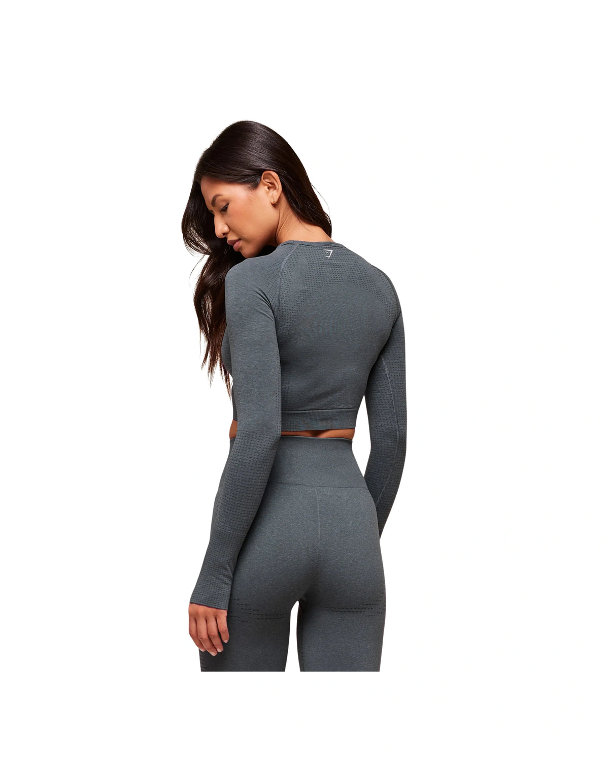 Gymshark Vital Crop Top Strong Grey Marl