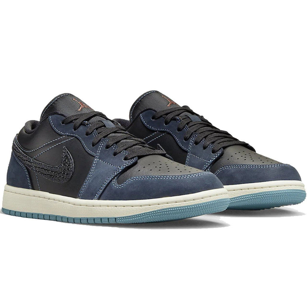 Air Jordan 1 Low Black Dark Obsidian Sail