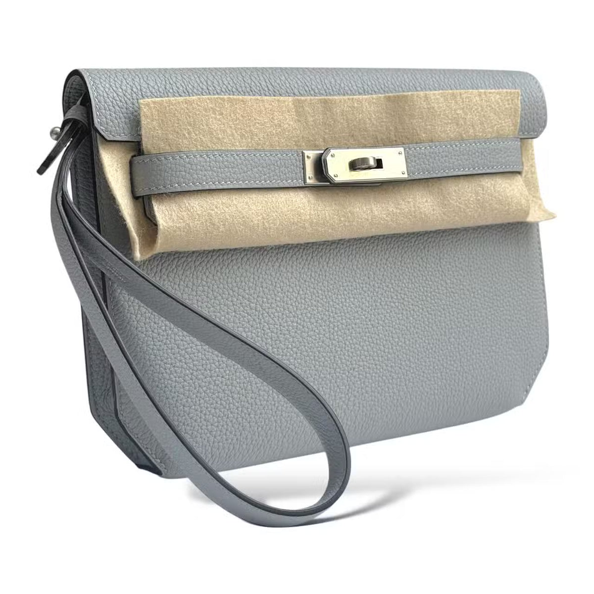 Hermes Kelly Depeche Bleu Glacier Togo PHW