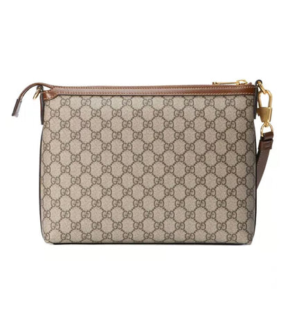 Gucci Beige Gg Canvas Wristlet