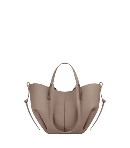 Polene Cyme Mini Edition Textured Taupe - Size: One Size Bags | Shop From The Mirage