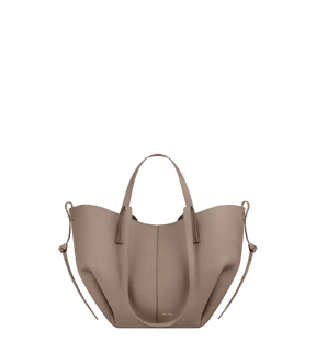 Polene Cyme Mini Edition Textured Taupe - Size: One Size Bags | Shop From The Mirage