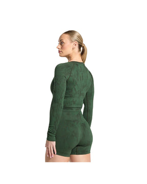 Adapt Camo Seamless Long Sleeve Top Body fit Trail Green/Classic Green