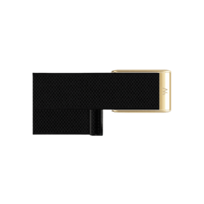 Whoop 5.0 Superknit Luxe Obsidian with Gold Band (12 Month Peak Subscription Included)