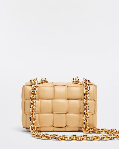 BOTTEGA VENETA Chain Cassette Padded Shoulder Bag