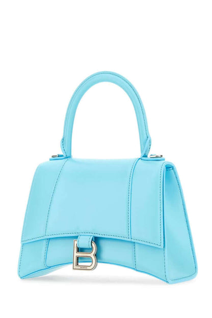 Balenciaga Light Blue Hourglass Small Satchel Bag - Size: One Size Bags | Shop From The Mirage