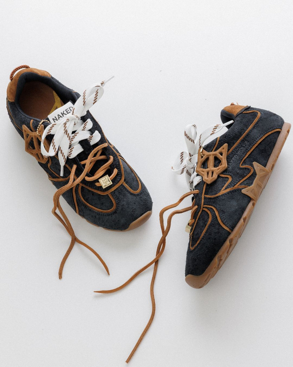 Adored Navy Tie Dye Suede