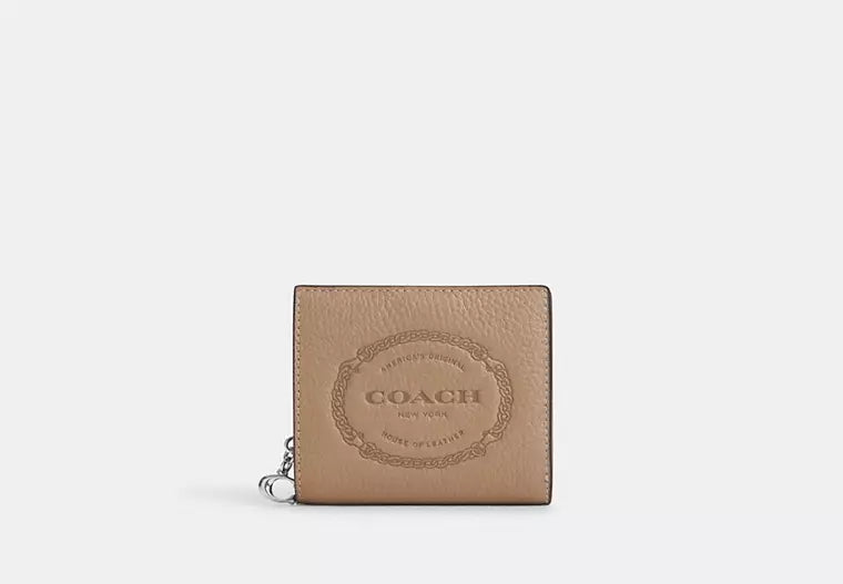 Snap Wallet With Coach Heritage