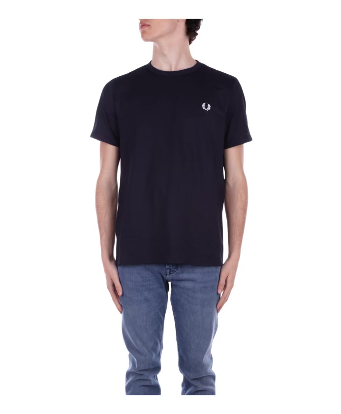Fred Perry Blue Logo Front T-shirt