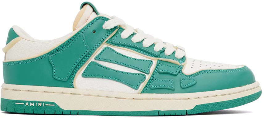 AMIRI Blue & White Collegiate Skel Top Low Sneakers