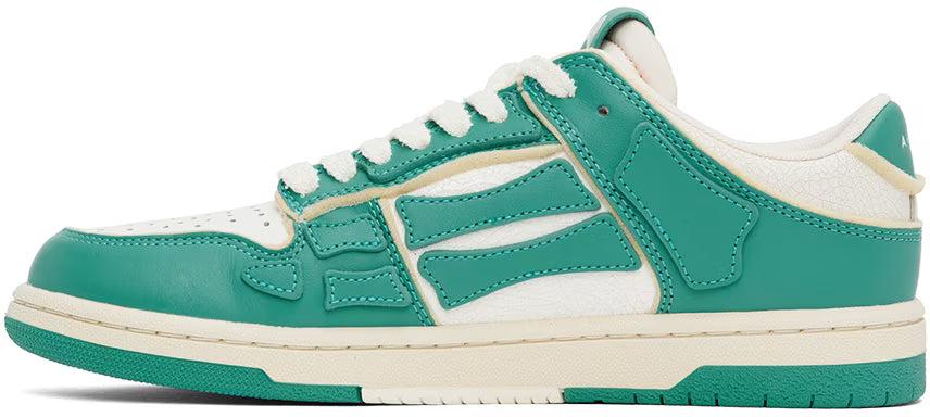 AMIRI Blue & White Collegiate Skel Top Low Sneakers