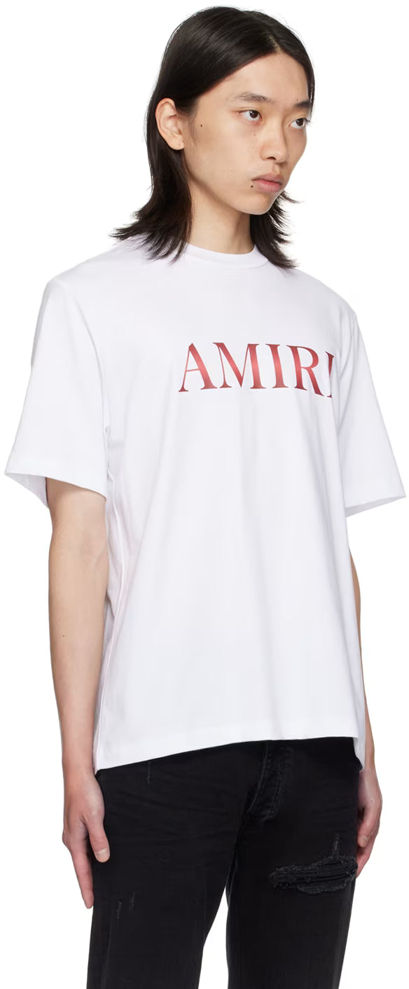 White 'Amiri' Core Gradient T-Shirt