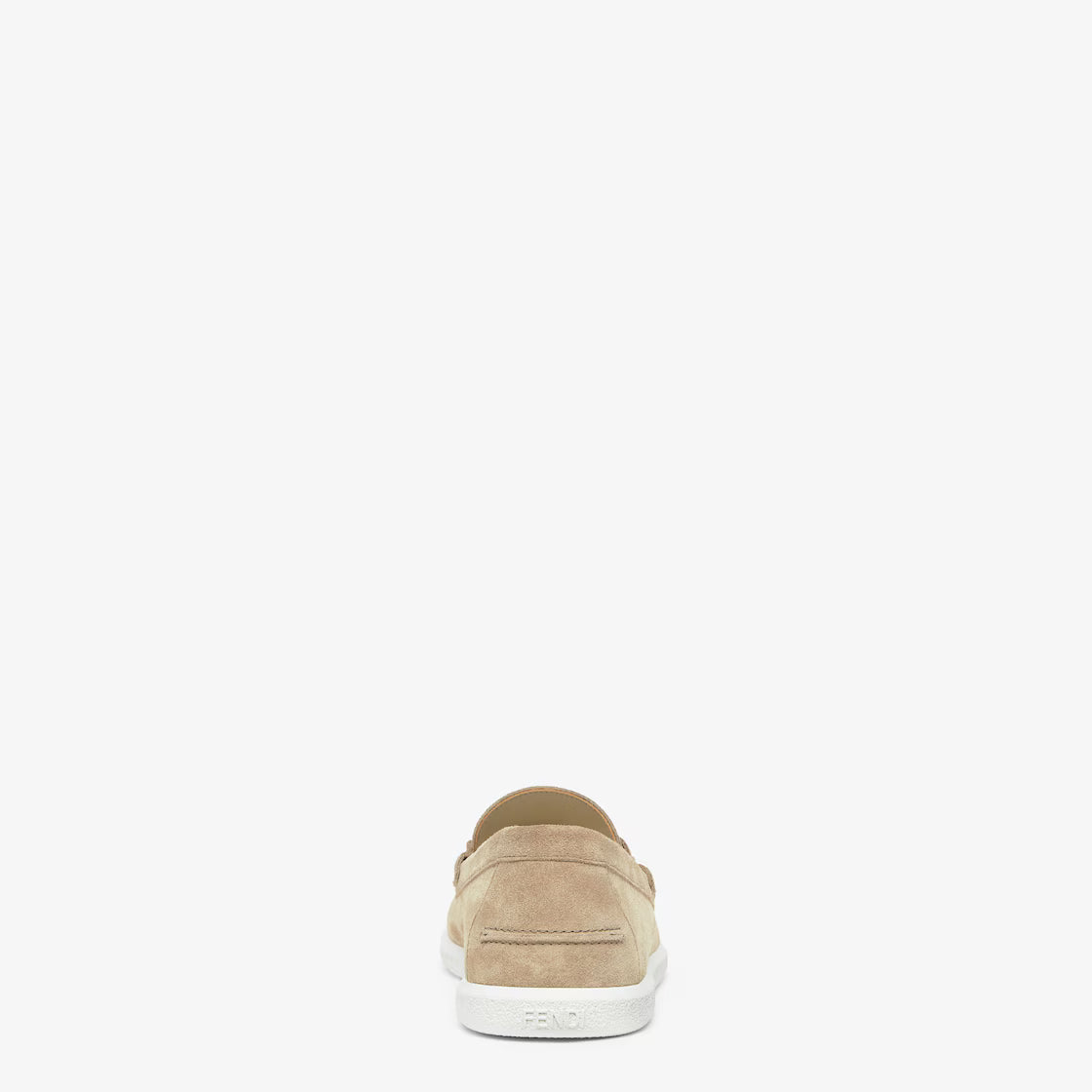 Beige suede loafers
