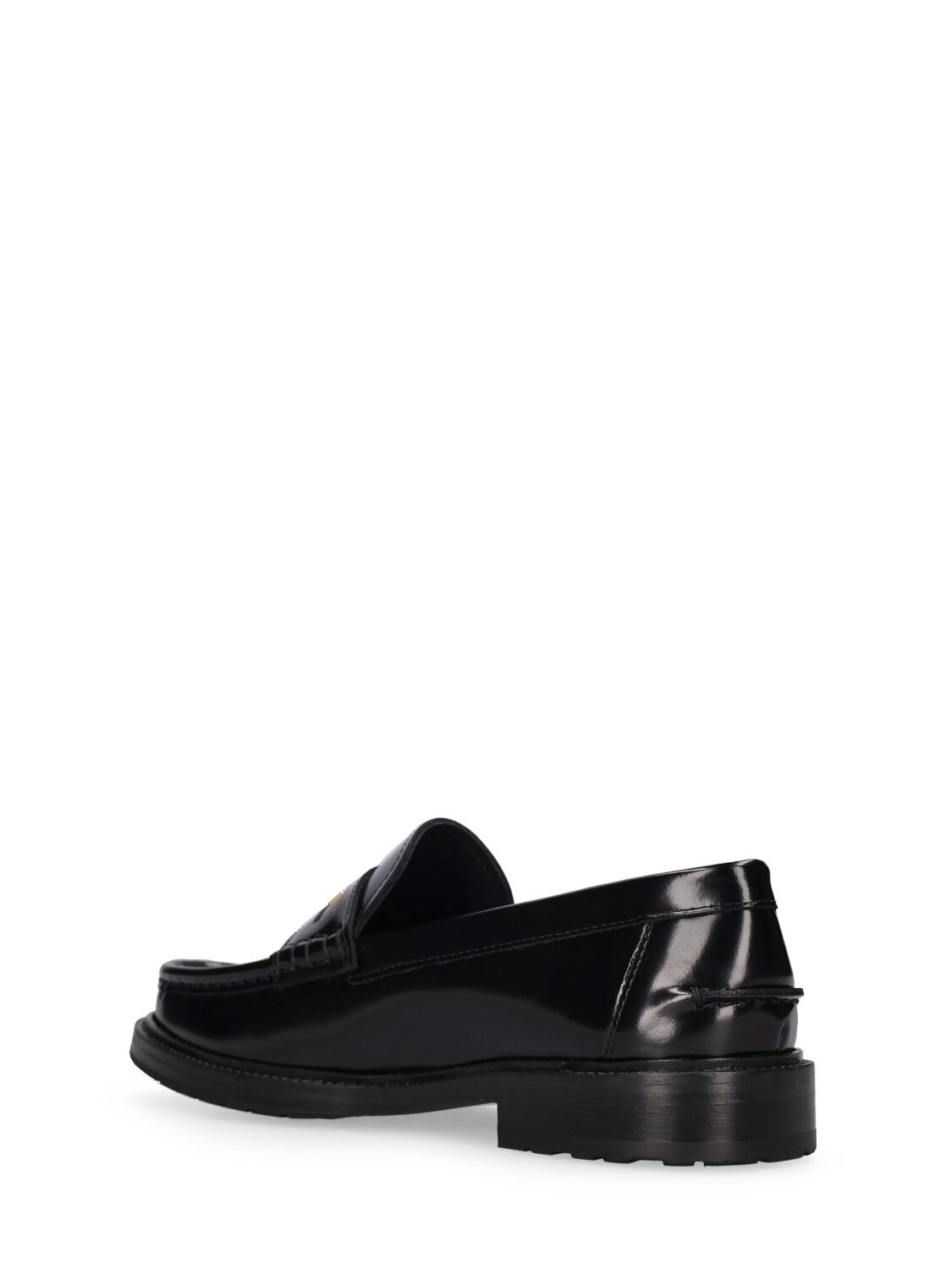 Moschino Moschino 25mm Moschino College leather loafers - Size: UK 6 Loafers | Shop From The Mirage