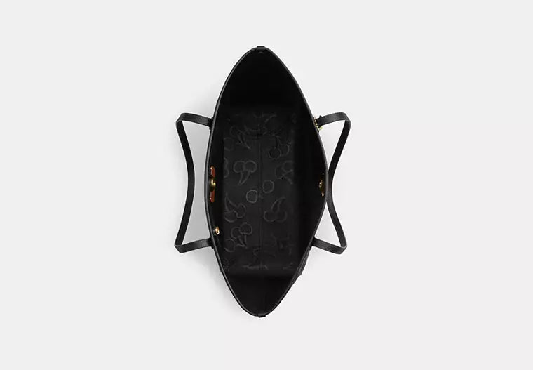 City Tote Bag With Cherry Print