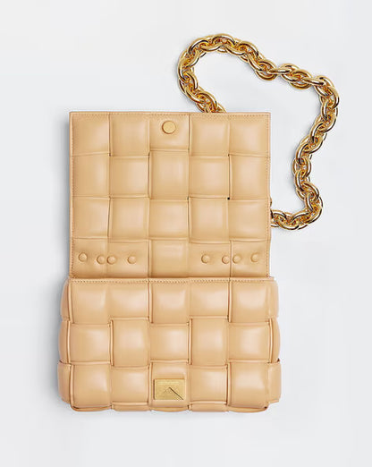 BOTTEGA VENETA Chain Cassette Padded Shoulder Bag