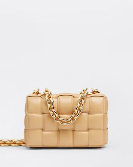 BOTTEGA VENETA Chain Cassette Padded Shoulder Bag