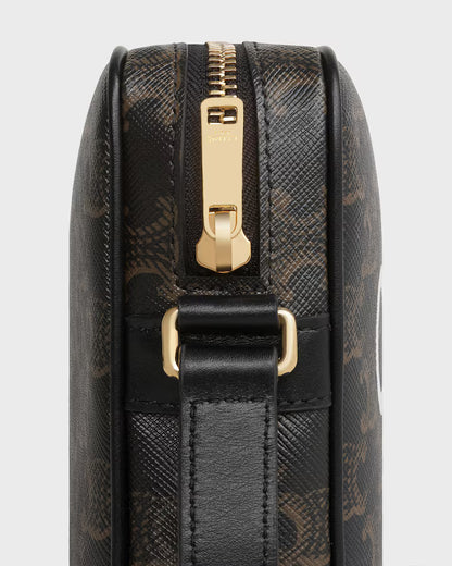 MEDIUM MESSENGER BAG IN Triomphe Canvas with Celine Print