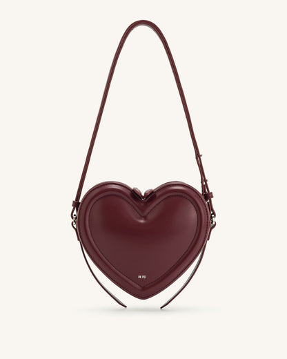 Arlene Heart Shaped Bag - Magenta