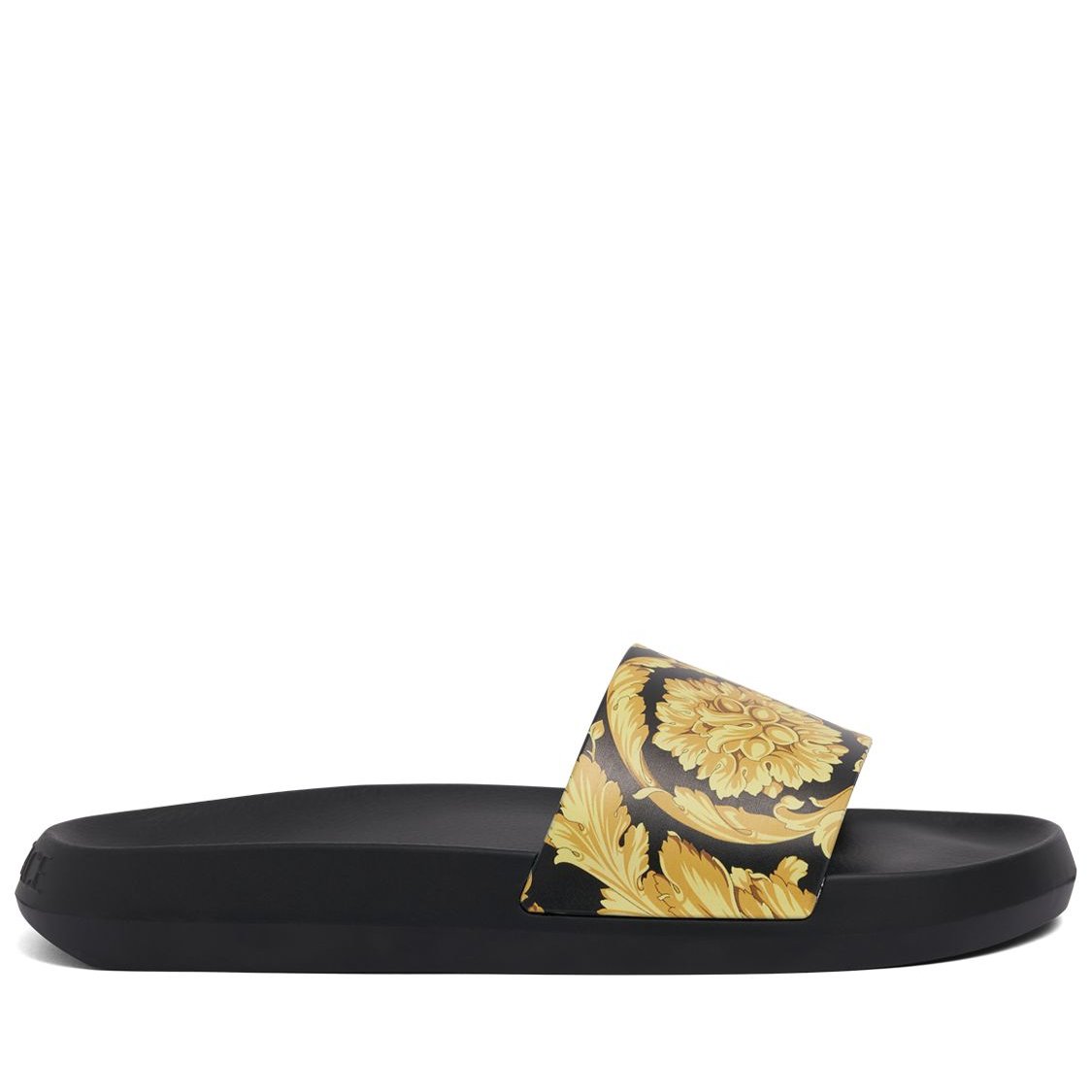 Versace Versace Baroque print rubber slide sandals - Size: UK 6 Slides | Shop From The Mirage