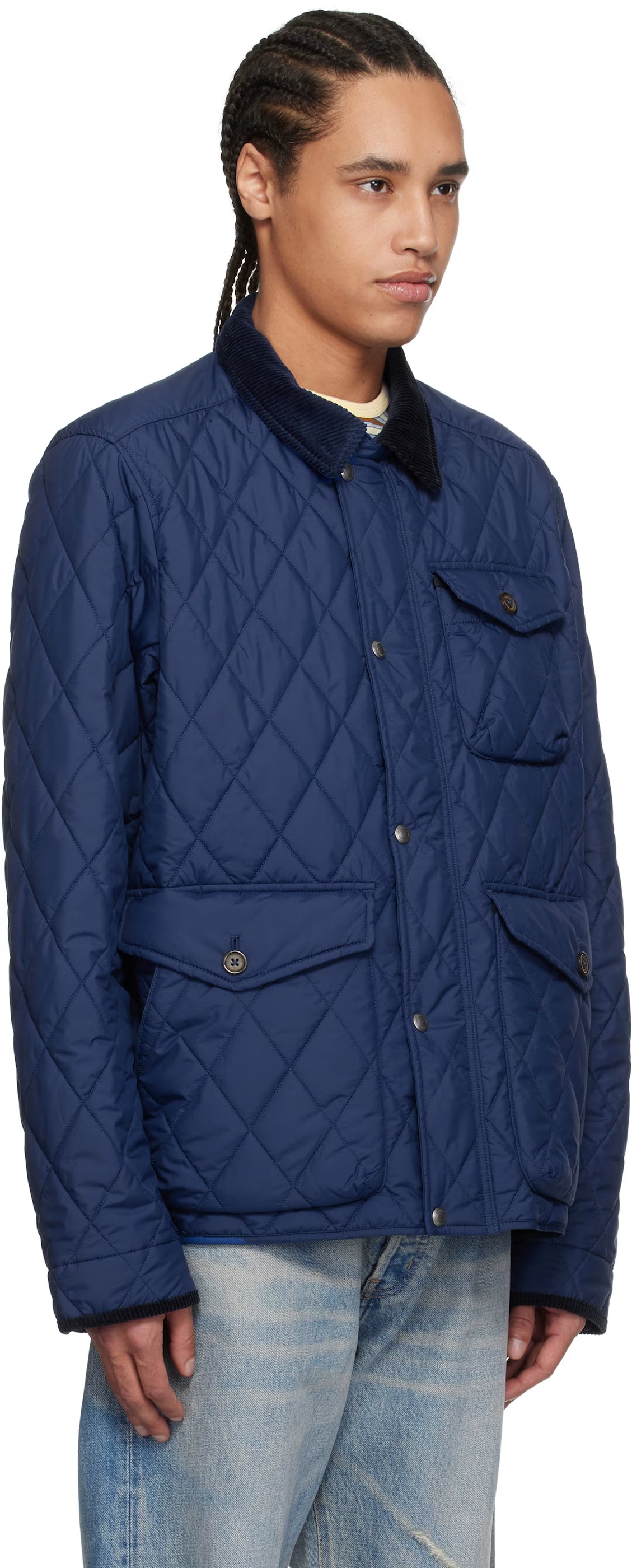 Polo Ralph Lauren Blue 'The Beaton' Quilted Jacket