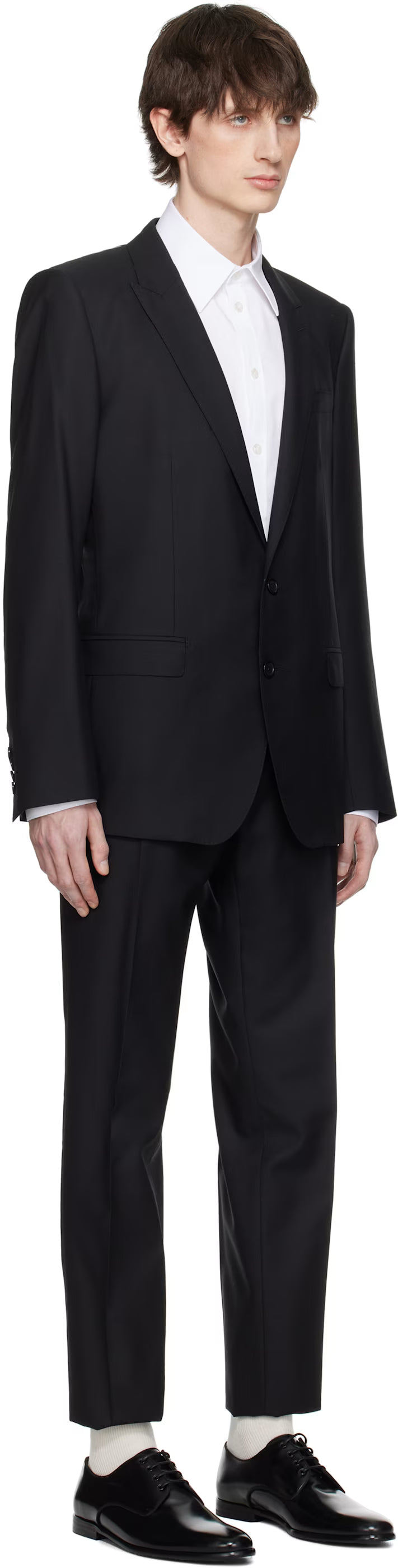 Dolce&Gabbana Black Martini-Fit Suit